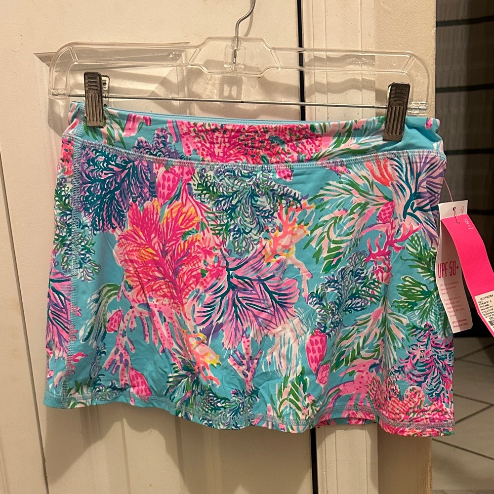 Lilly Pulitzer Celestial Blue and Pink Skort